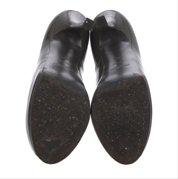 YSL Patent Leather Pump - 36.5 dark grey - Picture 5 of 5